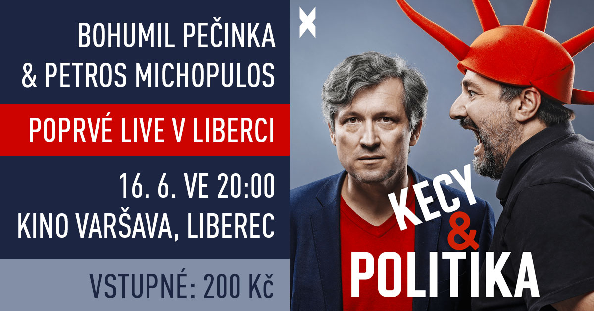 KECY&POLITIKA V LIBERCI *livetour politického podcastu - v kině Varšava
