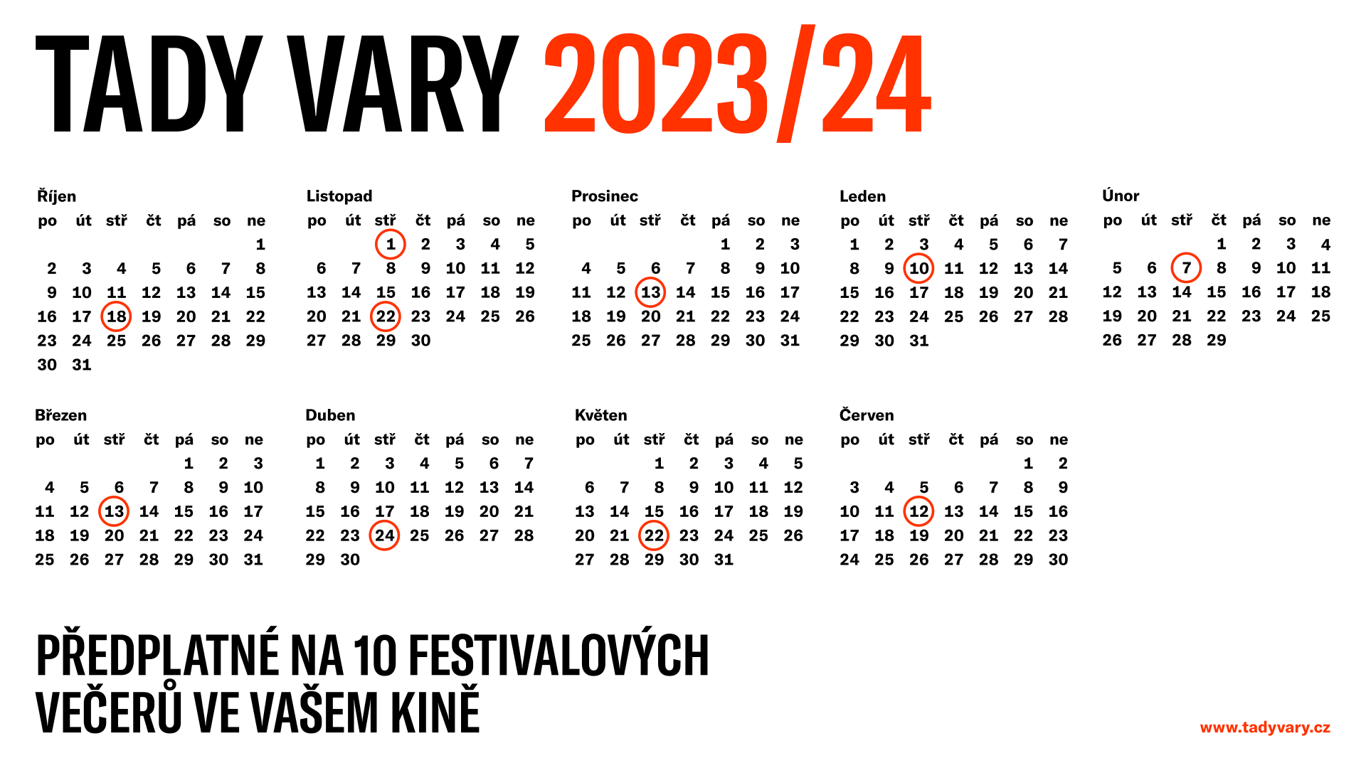 Tady Vary 2023/2024 v Kině Varšava