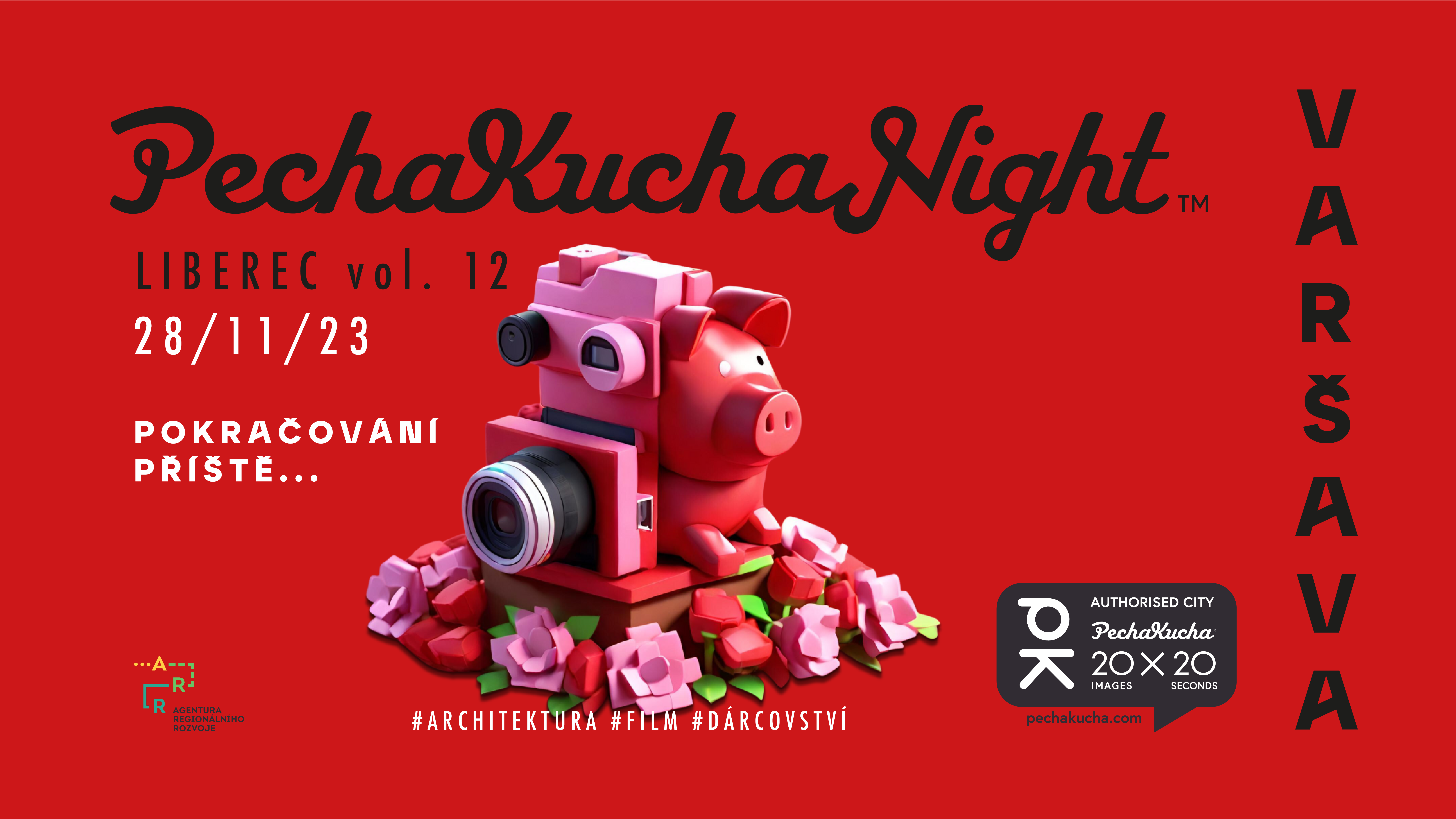 PechaKucha Night Liberec vol. 12: Pokračování příště... v kině VARŠAVA