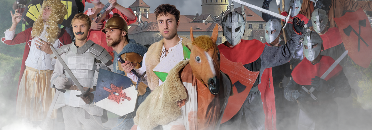O RYTÍŘI NA STRAKATÉM KONI: BOUŘLIVÉ ČASY - studenstký film v kině VARŠAVA